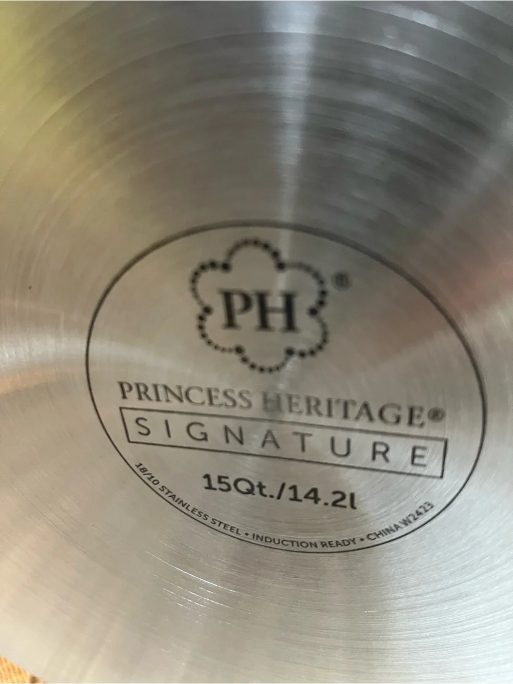 Princess House Stainless Steel nonstick Casserole Pan - Silver
